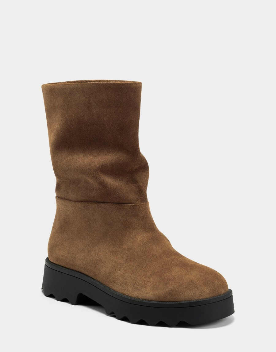 Boots * | Aerosoles Simple Brown Suede