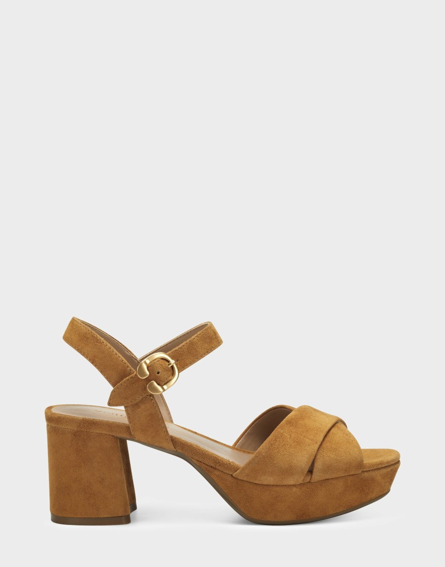 Heels * | Aerosoles Cosmos Tan Suede