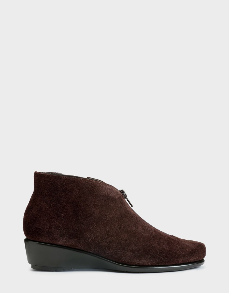 Boots * | Aerosoles Allowance Dark Brown Suede