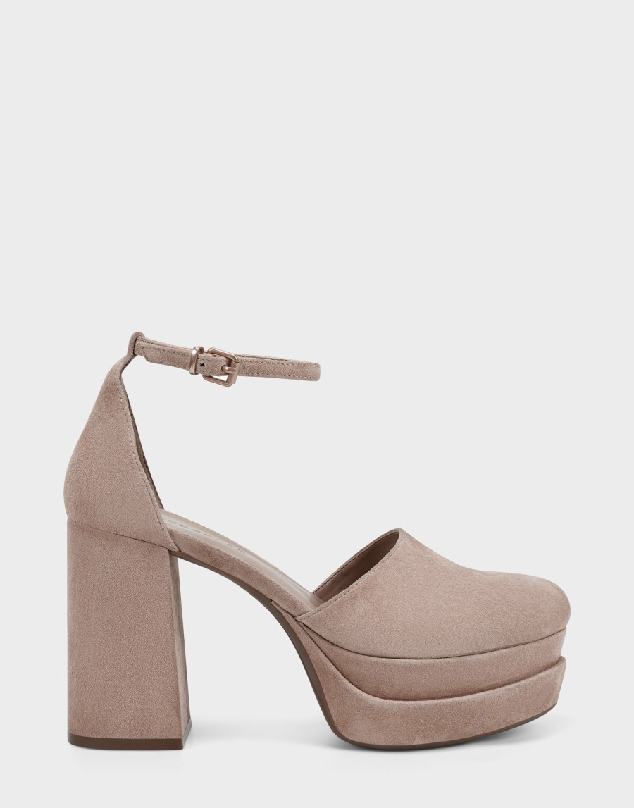 Heels * | Aerosoles Callan Natural Suede